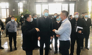 【領導視察】遼寧省鞍山市市長王忠昆一行蒞臨歐波同集團參觀調研