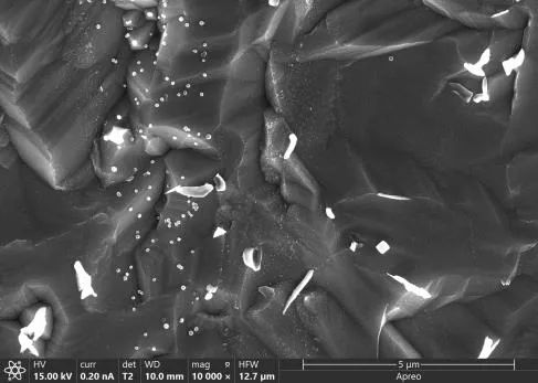 電鏡下的鋼鐵析出相